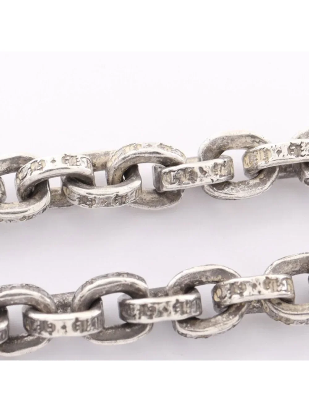 Chrome Hearts Necklace Paper Chain 18 925 Sterling Silver